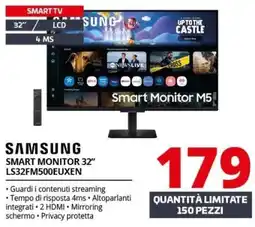 Comet Samsung Smart Monitor 32" offerta