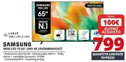 Comet Samsung Mini LED TV 65" UHD 4K offerta
