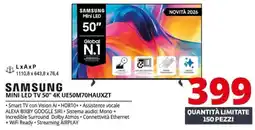 Comet Samsung Mini LED TV 50" 4K UE50M70HAUXZT offerta