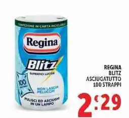 Deco Supermercati Regina Blitz asciugatutto offerta
