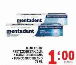 Deco Supermercati Mentadent protezione famiglia offerta