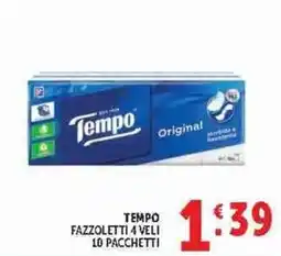 Deco Supermercati Tempo Fazzoletti 4 Veli offerta