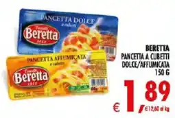 Deco Iperstore Beretta pancetta a cubetti dolce/affumicata offerta