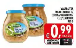 Deco Iperstore Valfrutta fagioli borlotti/ceci offerta