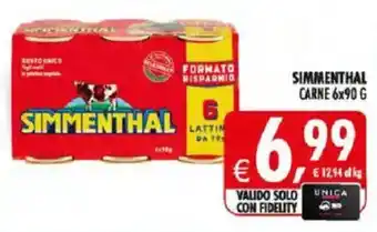 Deco Iperstore Simmenthal carne offerta