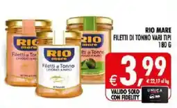 Deco Iperstore Rio mare Filetti di Tonno offerta