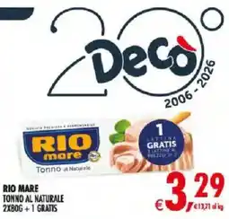 Deco Iperstore Rio more Tonno al Naturale offerta