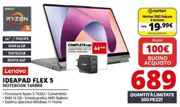 Comet Lenovo IDEAPAD FLEX 5 offerta
