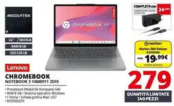 Comet Lenovo Chromebook Notebook 3 offerta