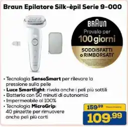 Euronics Bruno Braun Epilatore Silk-epil Serie 9-000 offerta
