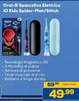 Euronics Bruno Oral-B Spazzolino Elettrico iO Kids Spider-Man/Stitch offerta