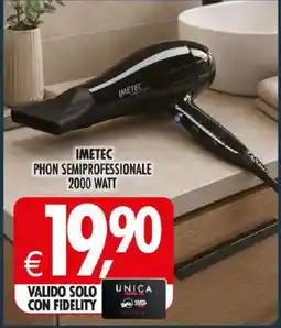 Deco Iperstore Imetec phon semiprofessionale offerta