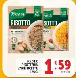 Deco Supermercati Knorr risotteria varie ricette offerta