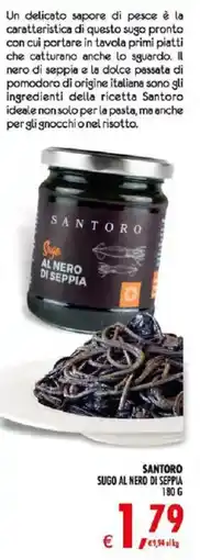 Deco Iperstore Santoro Sugo al nero di seppia offerta