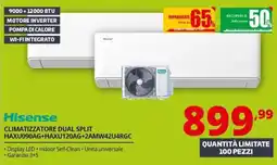 Comet Hisense Climatizzatore Dual Split offerta