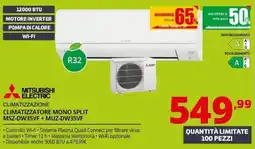 Comet Mitsubishi Electric Climatizzatore Mono Split offerta