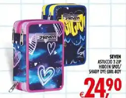 Deco Iperstore Seven astuccio 3 zip offerta