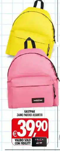 Deco Iperstore Zaino padded assortiti Eastpak offerta