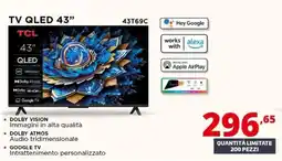 Comet TV QLED 43" TCL offerta