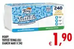 Deco Iperstore Foxy Tuttidi tovaglioli bianchi maxi offerta