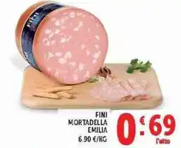 Deco Supermercati Fini Mortadella Emilia offerta