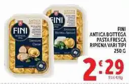 Deco Supermercati Fini antica bottega pasta fresca ripiena vari tipi offerta