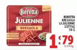 Deco Supermercati Beretta la julienne sottile bresaola offerta