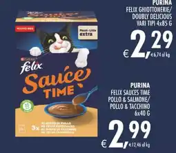 Deco Iperstore Purina Felix Sauce Time offerta