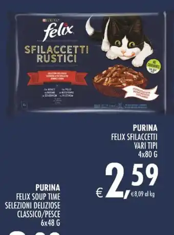 Deco Iperstore Purina Felix Sfilaccetti offerta