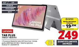 Comet Lenovo Tab Plus offerta