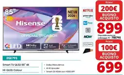 Comet Smart TV QLED 85" 4K offerta
