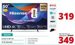 Comet Hisense Smart TV 50" 4K offerta