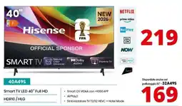 Comet Hisense Smart TV LED 40" Full HD offerta