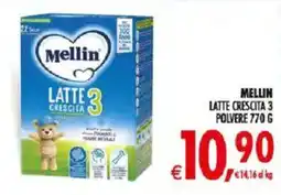 Deco Iperstore Mellin Latte Crescita 3 offerta