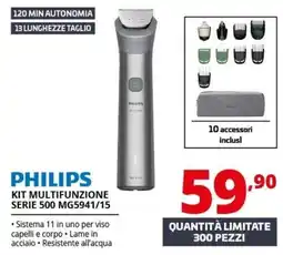 Comet Philips kit multifunzione serie 500 offerta