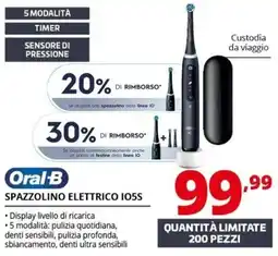 Comet Oral-B spazzolino elettrico io55 offerta