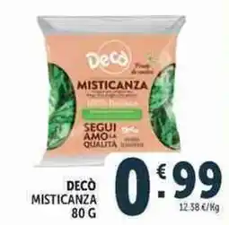 Deco Supermercati Decò misticanza offerta
