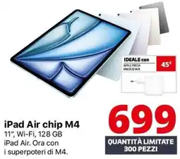 Comet iPad Air chip M4 offerta