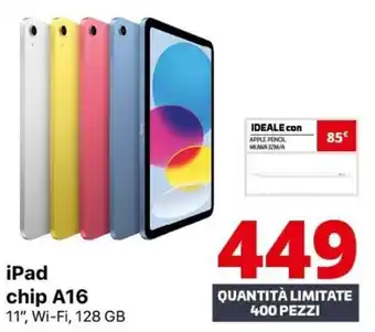 Comet iPad chip A16 offerta