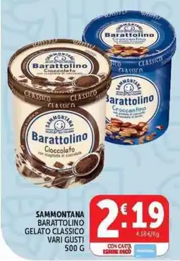 Deco Supermercati Sammontana Barattolino gelato classico offerta