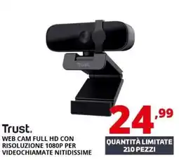 Comet Trust. Web cam full hd offerta
