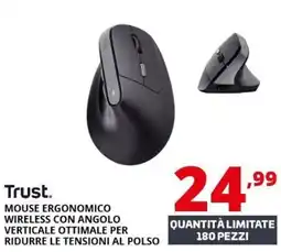 Comet Trust mouse ergonomico wireless offerta
