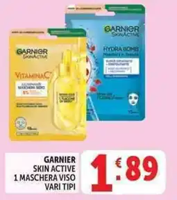 Deco Supermercati Garnier Skin Active 1 maschera viso vari tipi offerta
