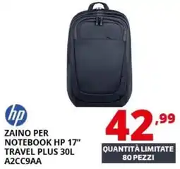 Comet Zaino per notebook HP 17" Travel Plus 30L offerta