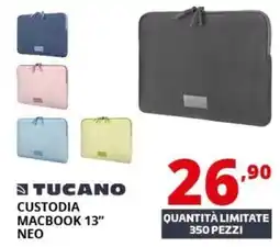 Comet Tucano custodia macbook 13" neo offerta