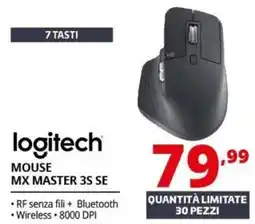 Comet Logitech mouse mx master 3s se offerta