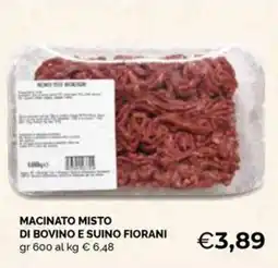 Maxisconto Macinato misto di bovino e suino Fiorani offerta