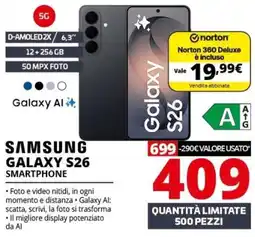 Comet Samsung Galaxy S26 Smartphone offerta