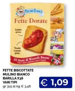 Maxisconto Fette biscottate Mulino Bianco offerta