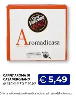 Maxisconto Aromadicasa Caffè Vergnano offerta